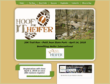 Tablet Screenshot of heifertrailrun.com